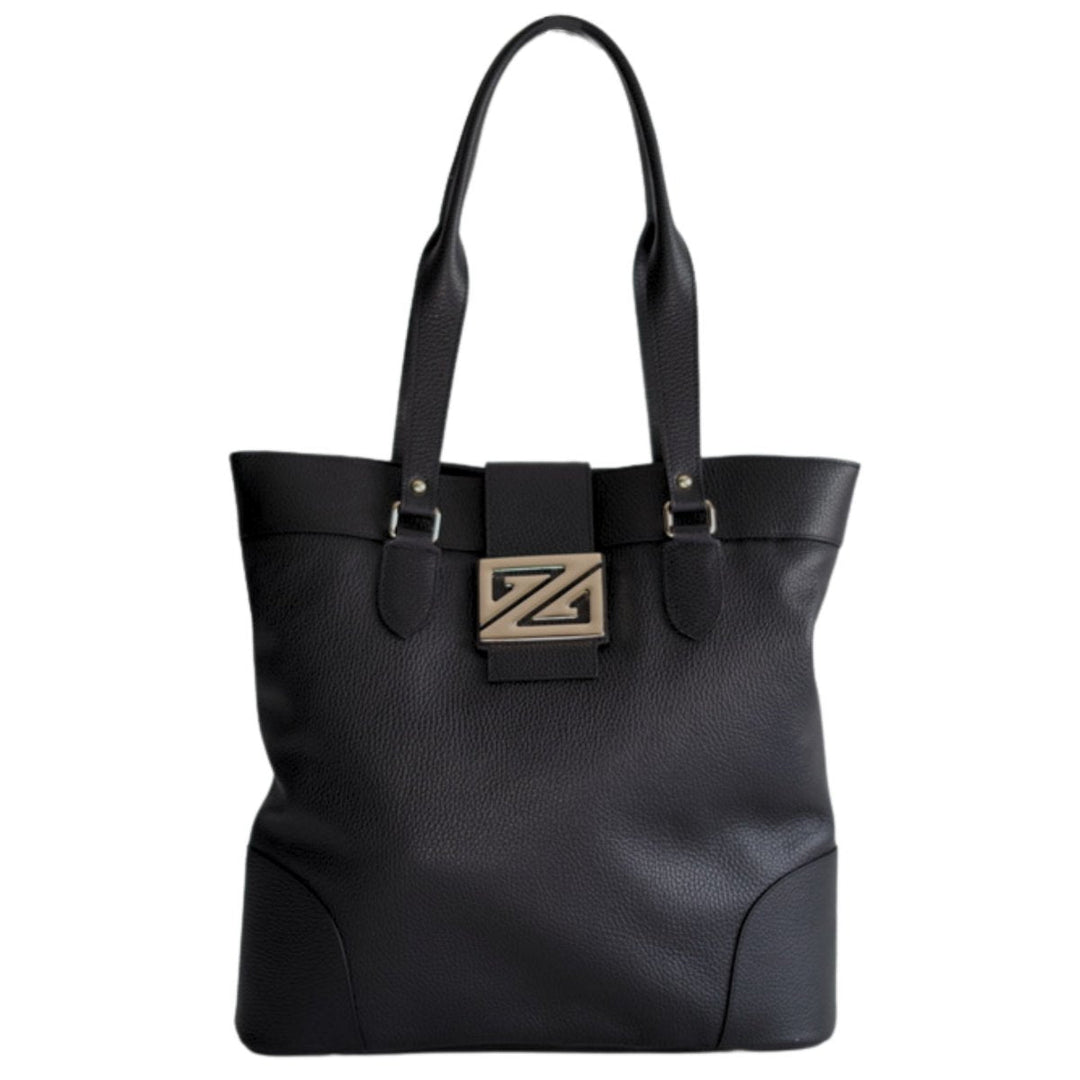 Zoey Bag - Leather Tote Bag for Work & Travel – Italian Genuine Leather - Made in Italy
