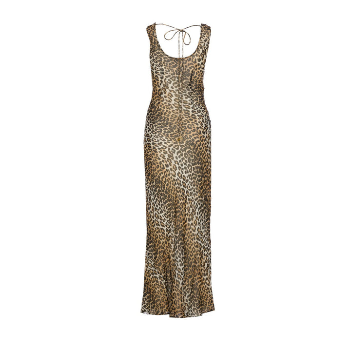 Ganni Women Leopard Print Dress
