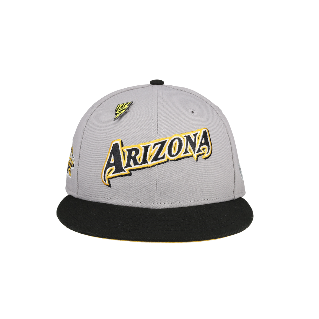 Arizona Diamondbacks Lightning Collection 2001 World Series Fitted Hat