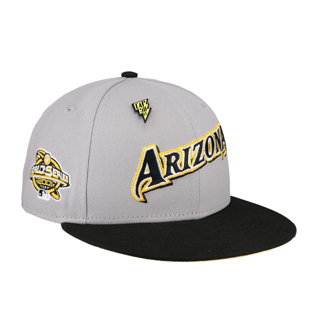 Arizona Diamondbacks Lightning Collection 2001 World Series Fitted Hat