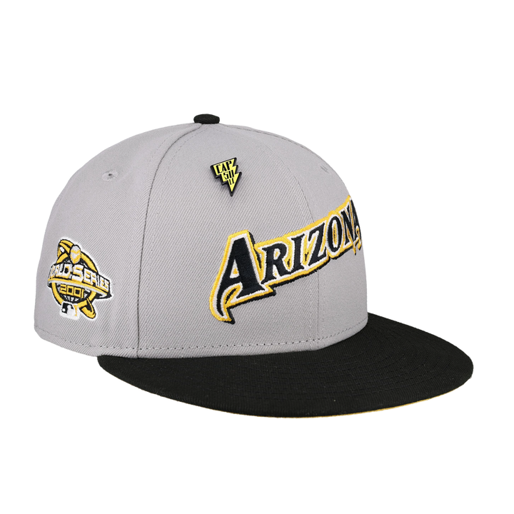 Arizona Diamondbacks Lightning Collection 2001 World Series Fitted Hat