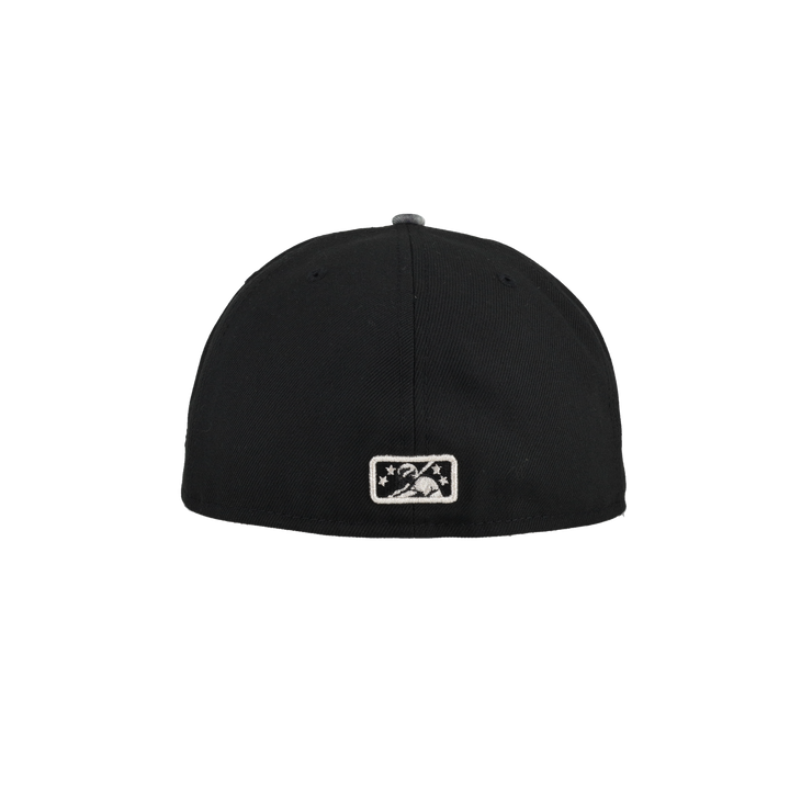 Buffalo Bisons Liquid Metal Swinging Bison Patch 59Fifty Fitted Hat