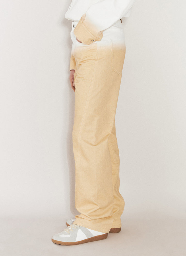 Lanvin Men Gradient-Effect Twisted Jeans