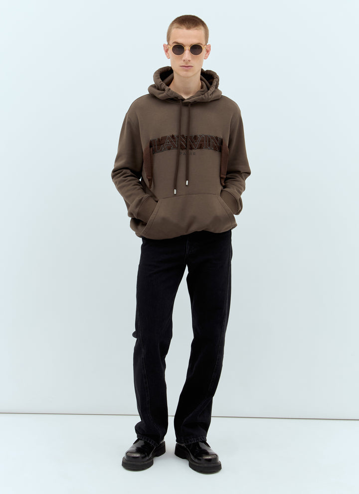 Lanvin Men Curb Hooded Sweatshirt