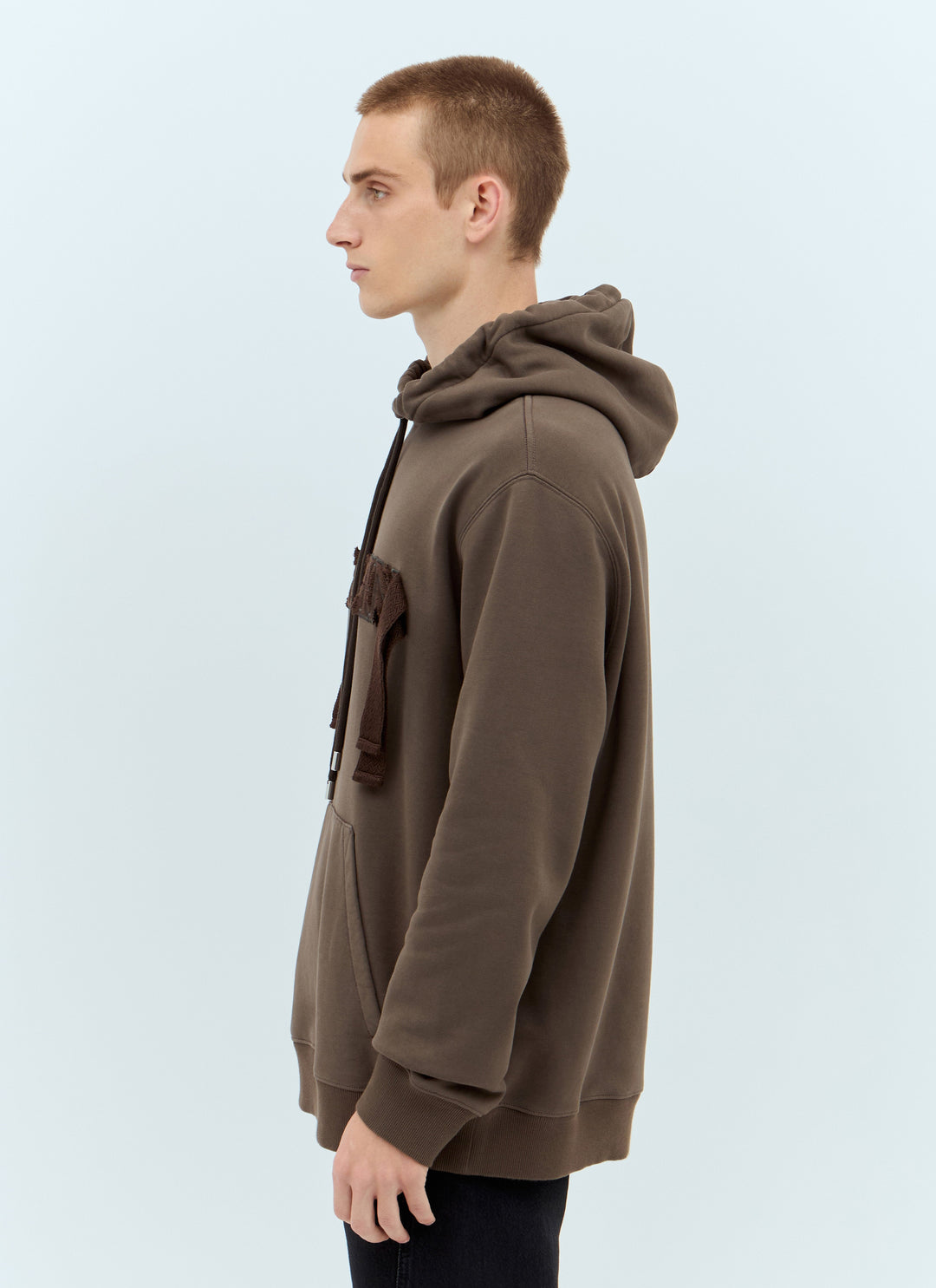 Lanvin Men Curb Hooded Sweatshirt