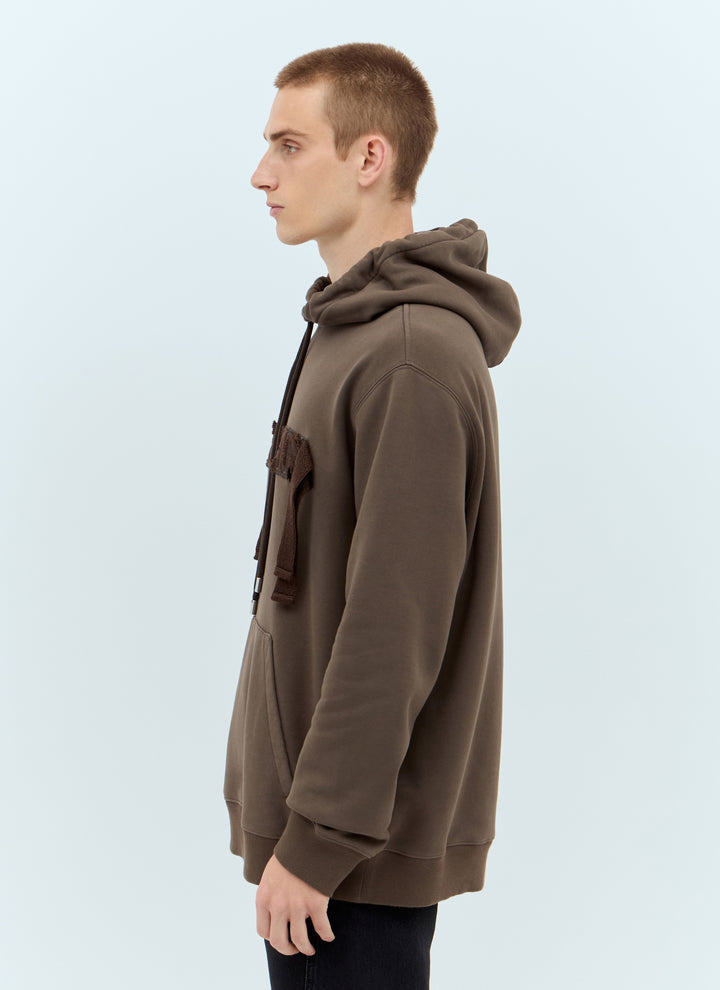 Lanvin Men Curb Hooded Sweatshirt