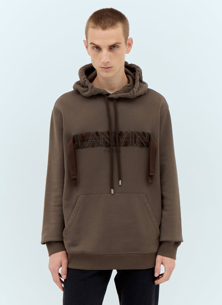 Lanvin Men Curb Hooded Sweatshirt