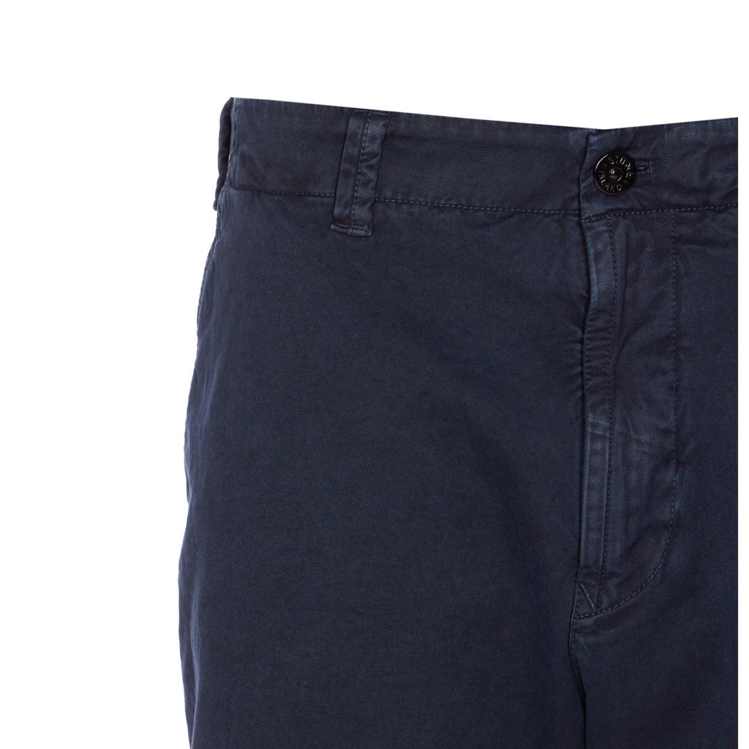 Stone Island Men Logo Chino Pants
