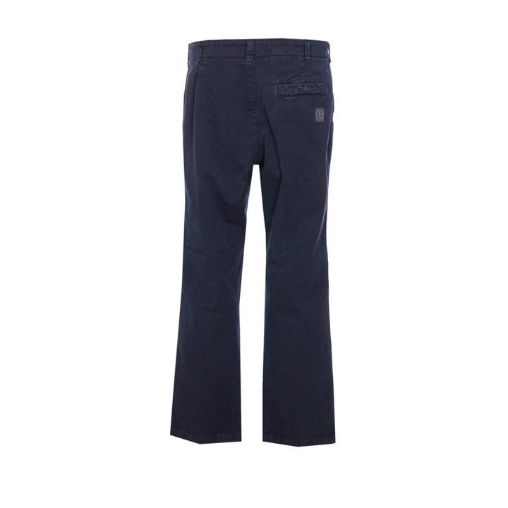 Stone Island Men Logo Chino Pants