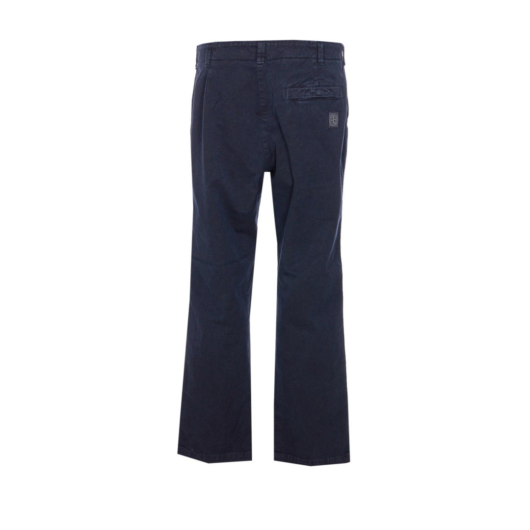 Stone Island Men Logo Chino Pants