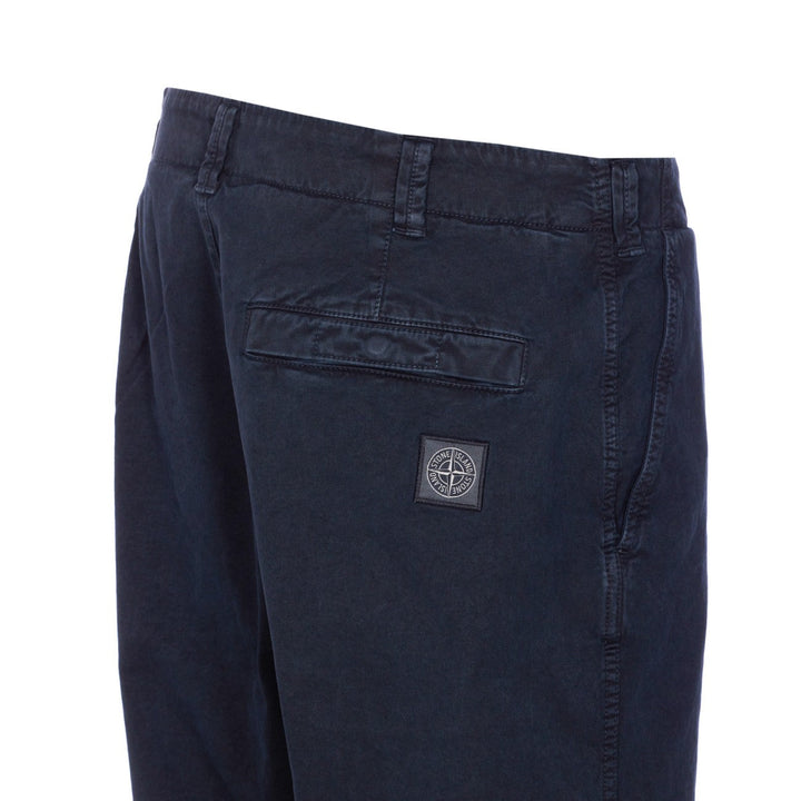 Stone Island Men Logo Chino Pants