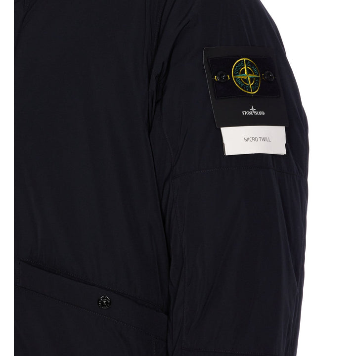 Stone Island Men Logo Micro Twill Down Jacket