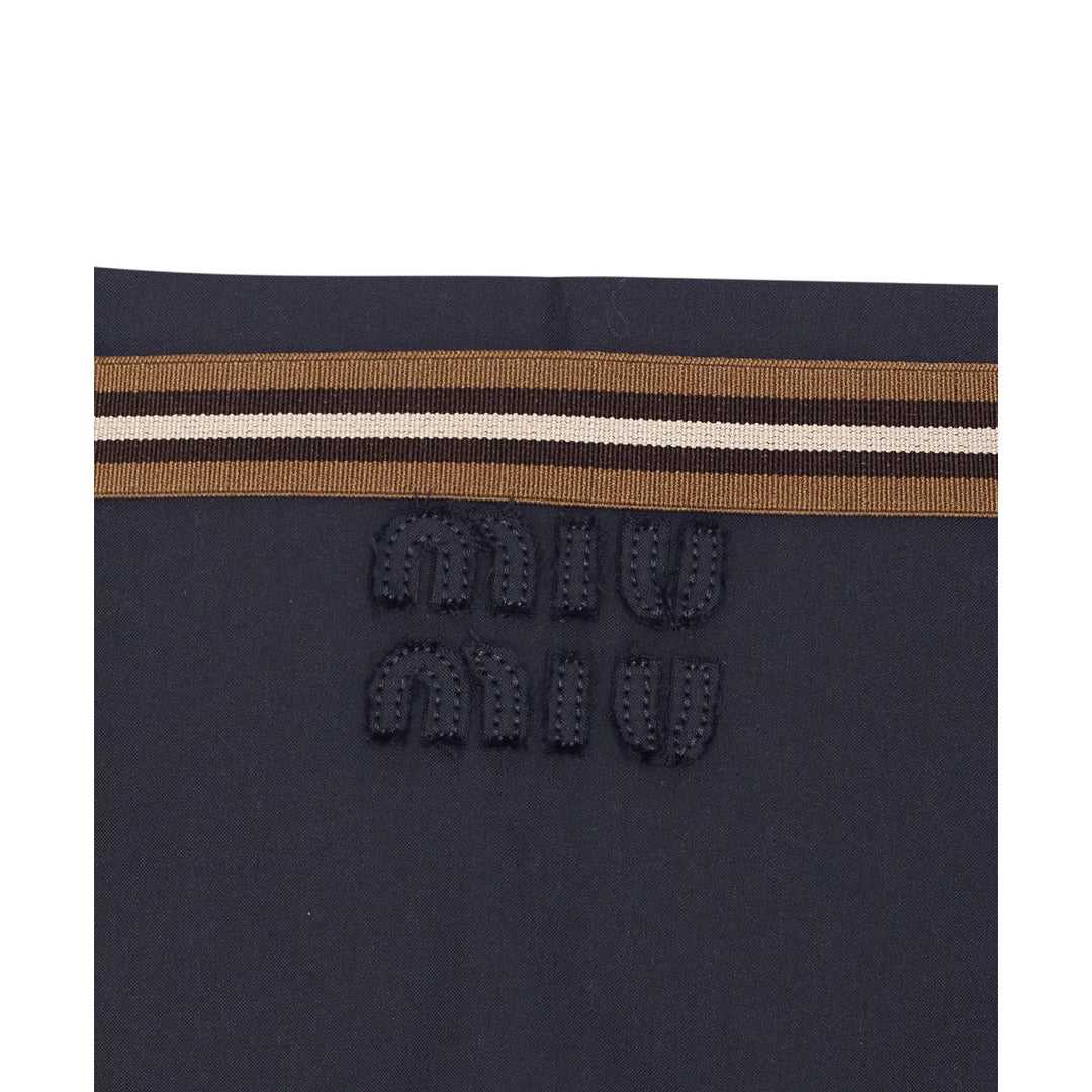 Miu Miu Women Logo Mini Skirt