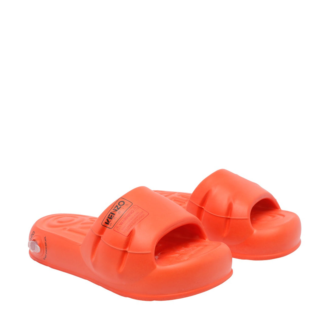 Kenzo Women Logo Puffer Slide