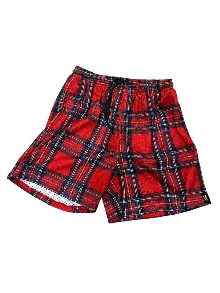 Lost Files Plaid Shorts 3