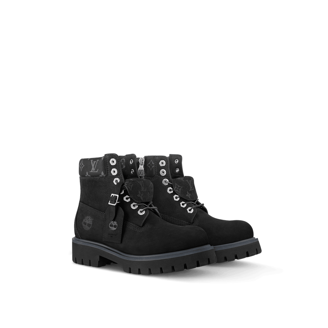 Louis Vuitton Timberland 6" Ankle Boot Black