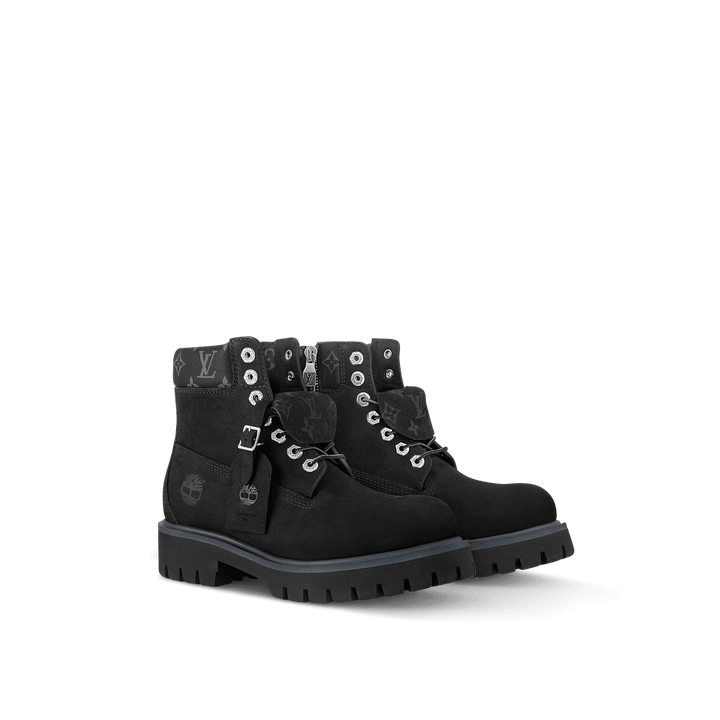 Louis Vuitton Timberland 6" Ankle Boot Black