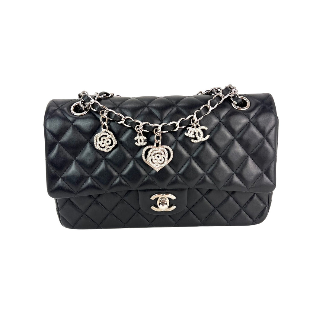 Chanel Quilted Lambskin Valentine Medium Single Flap black bag – STORE 7994