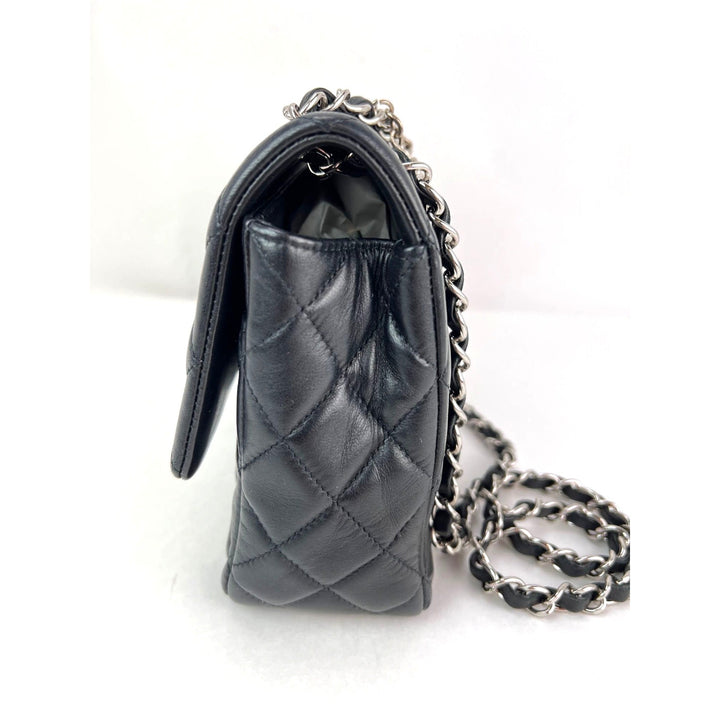 Chanel Quilted Lambskin Valentine Medium Single Flap black bag – STORE 7994