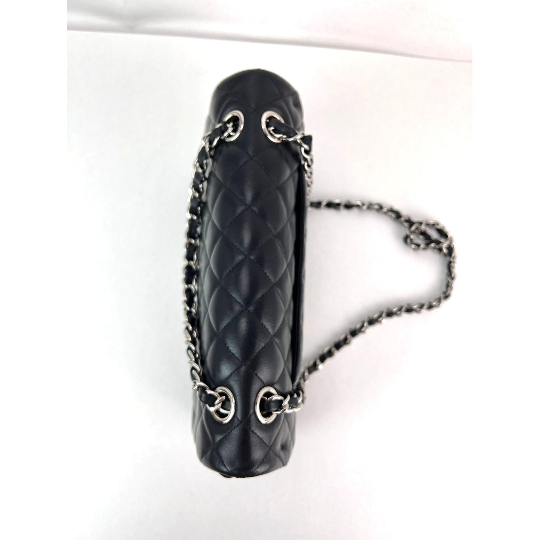 Chanel Quilted Lambskin Valentine Medium Single Flap black bag – STORE 7994