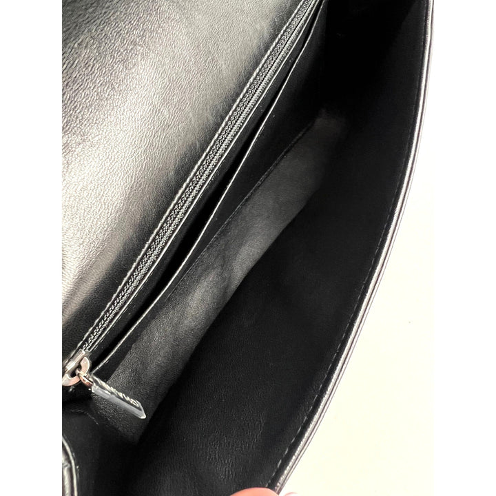 Chanel Quilted Lambskin Valentine Medium Single Flap black bag – STORE 7994