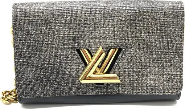 Louis Vuitton Twist PM Grey Epi Leather With GHW And Box, Dustcover - Authentic Fashion Handbag
