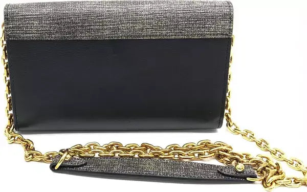 Louis Vuitton Twist PM Grey Epi Leather With GHW And Box, Dustcover handbag featuring gold chain.