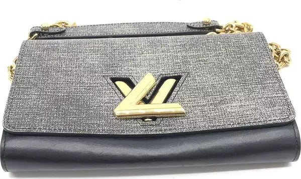 Louis Vuitton Twist PM Grey Epi Leather With GHW And Box, Dustcover, Authentic Fashion Handbag