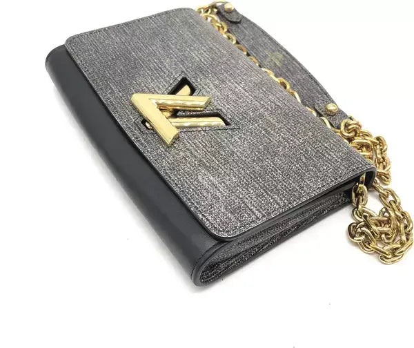 Louis Vuitton  Twist PM Grey Epi Leather With GHW And Box, Dustcover - Authentic Fashion Handbag
