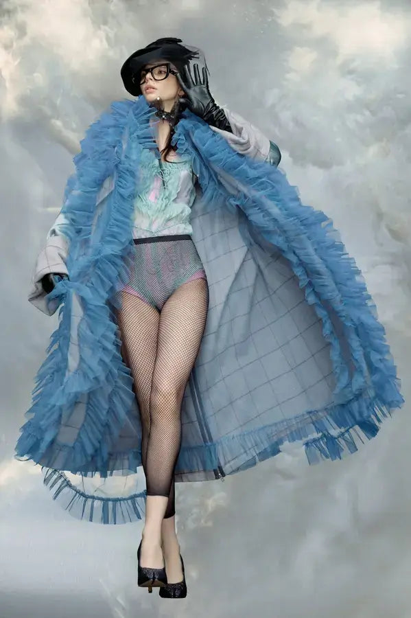 Maison Margiela  Blue Fibres Coat