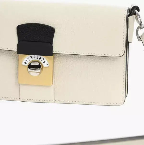 Maison Margiela Beige Goatskin Shoulder Bag