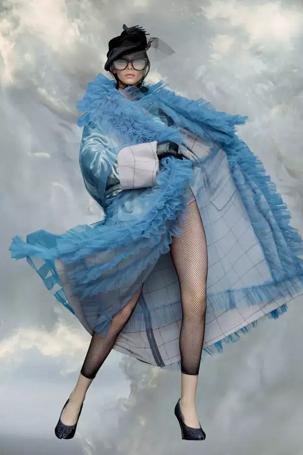 Maison Margiela  Blue Fibres Coat