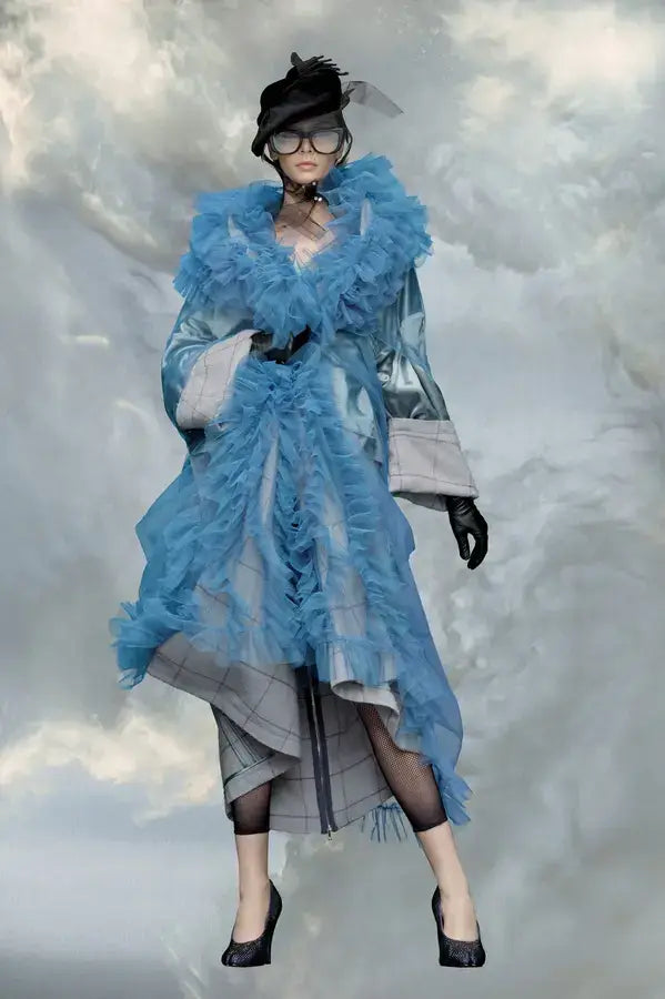 Maison Margiela  Blue Fibres Coat