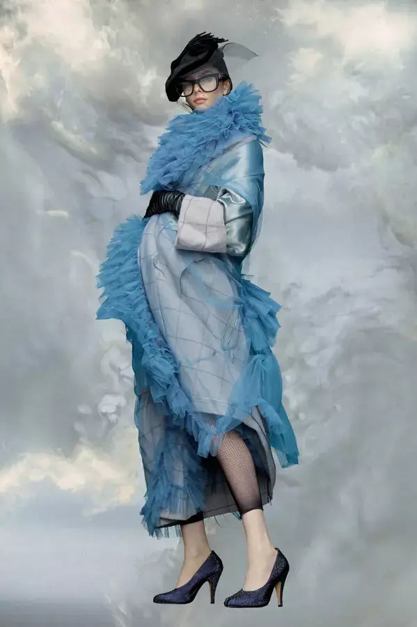 Maison Margiela  Blue Fibres Coat