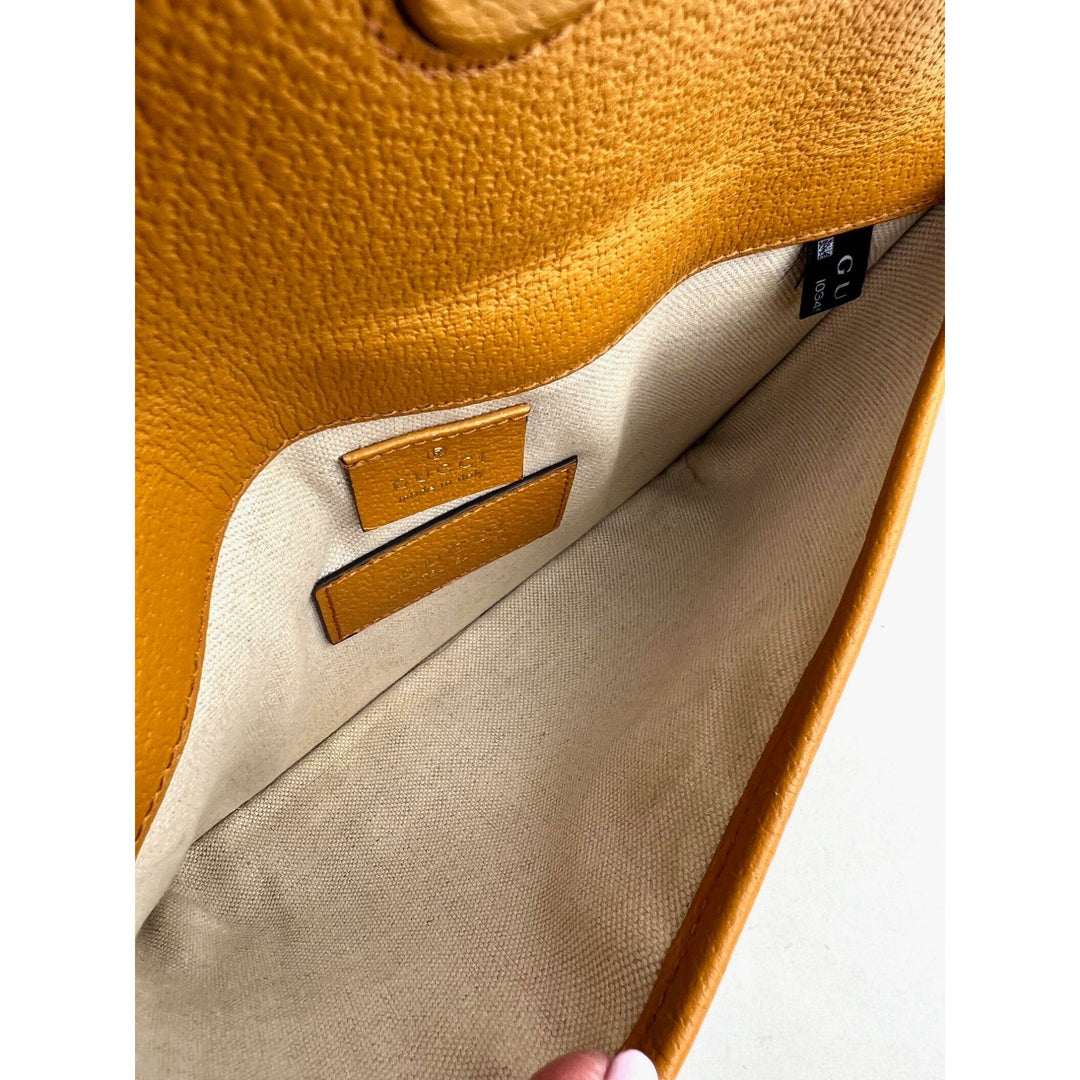 Gucci XKai GG Supreme Slim Vintage Sun Oil Bear Belt Sling Bag