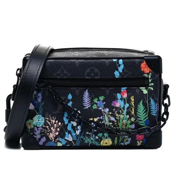 Louis Vuitton Monogram Eclipse Flower Print Mini Soft Trunk Women&