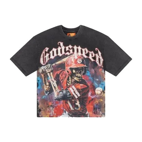 Godspeed Crew Neck T-Shirt Grandslam Mens Grey