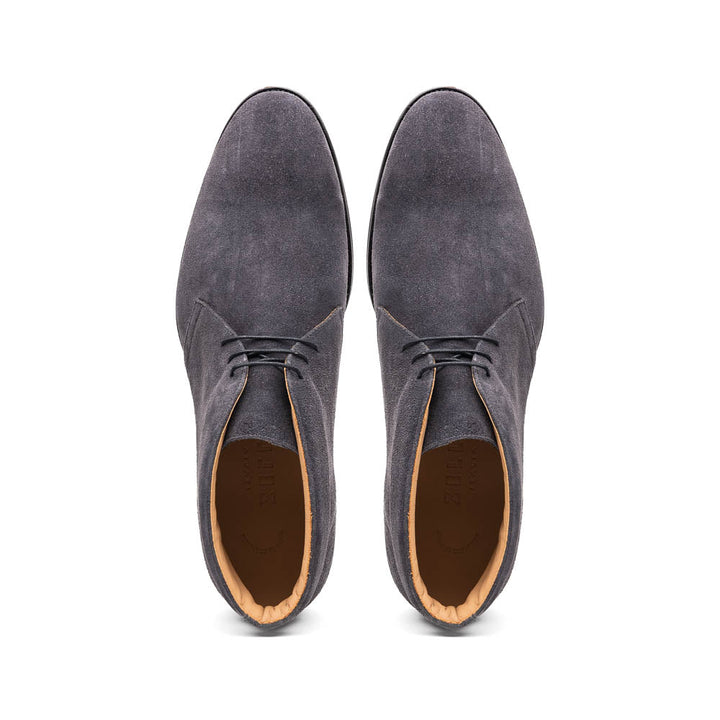 46-592-GRY MARCO Suede Calfskin Chukka Boot Grey
