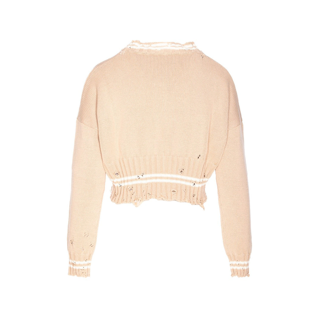 Marni Women Marni Logo Crop Sweater