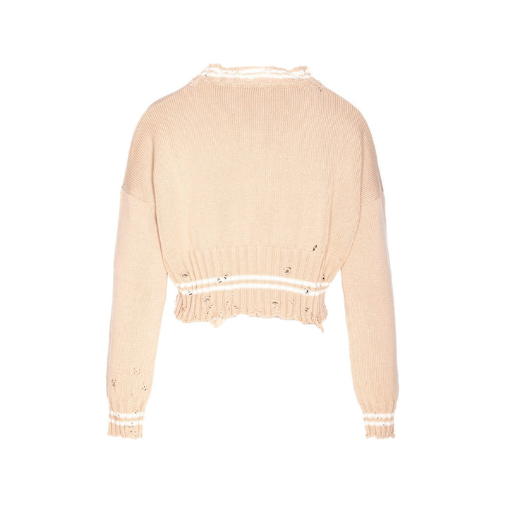 Marni Women Marni Logo Crop Sweater