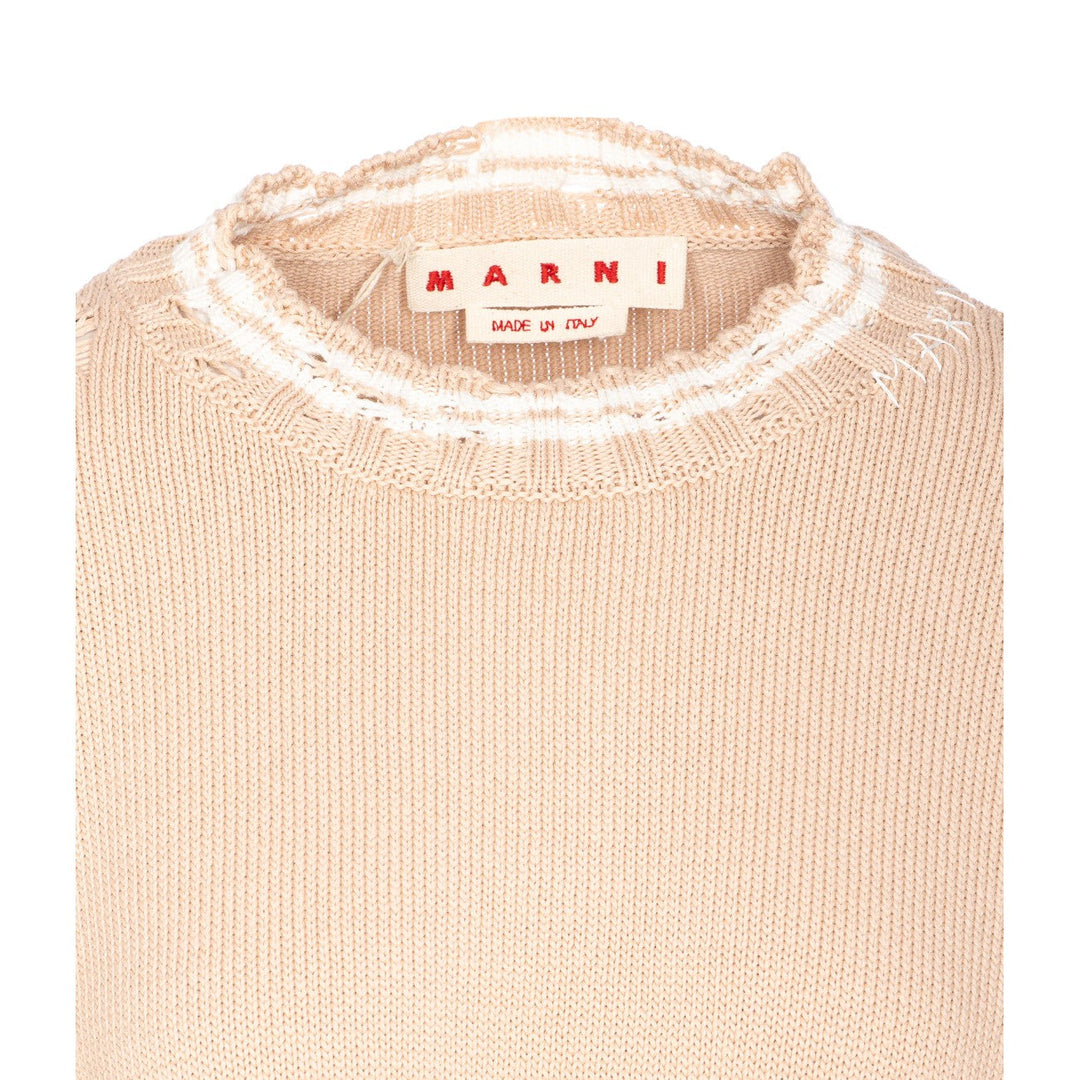Marni Women Marni Logo Crop Sweater