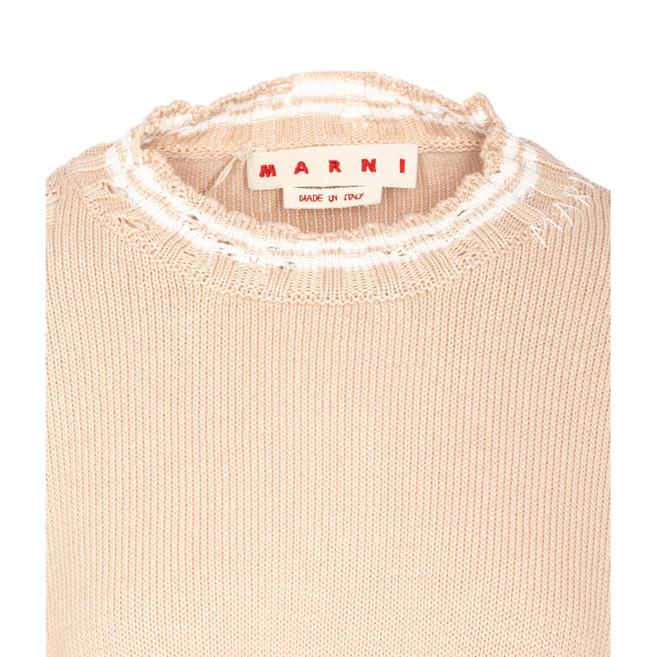 Marni Women Marni Logo Crop Sweater