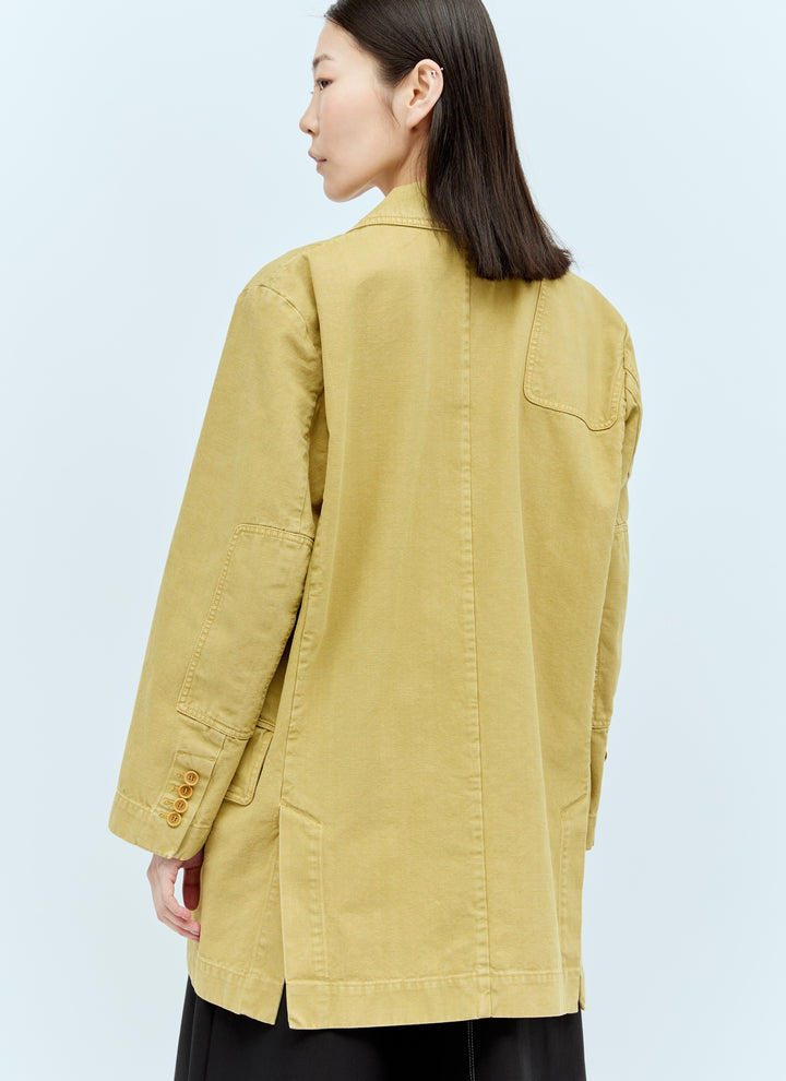 Max Mara Women Oversized Canvas Blazer