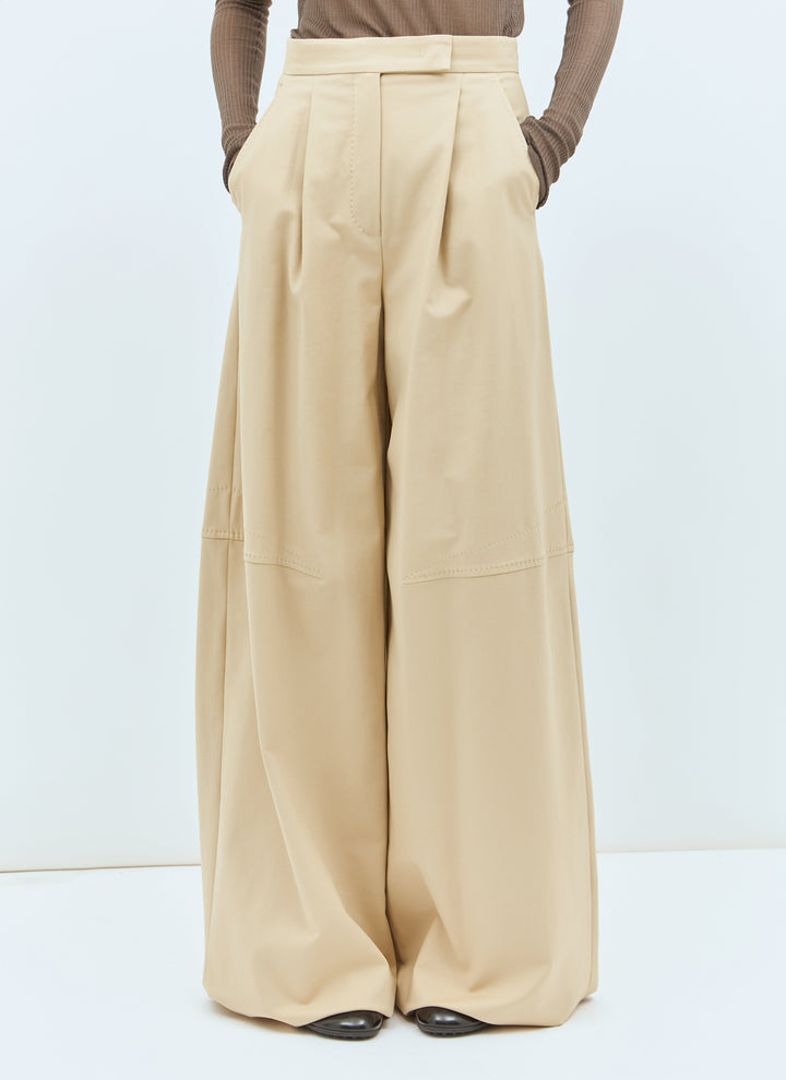 Max Mara Women Wide Leg Stretch Pants