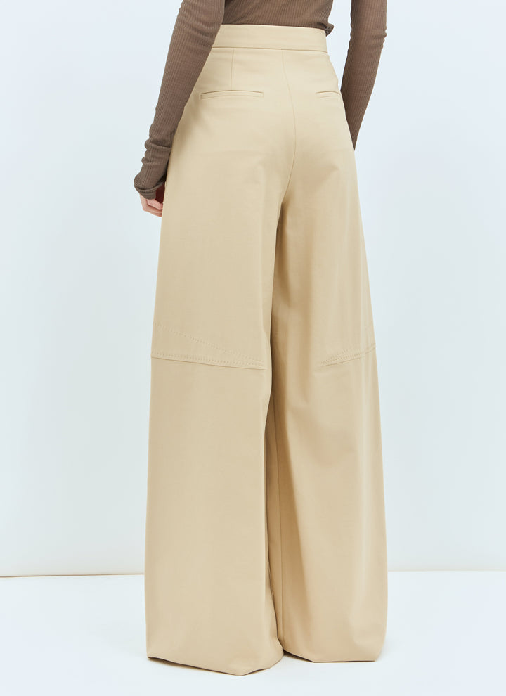 Max Mara Women Wide Leg Stretch Pants