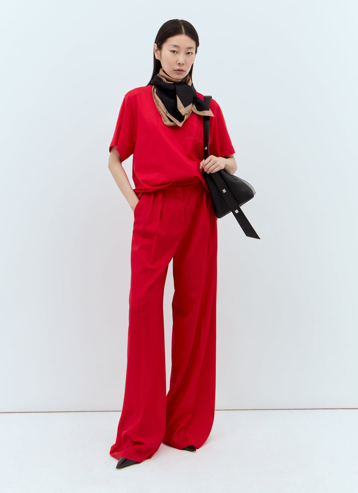 Max Mara Women Logo Embroidery T-Shirt