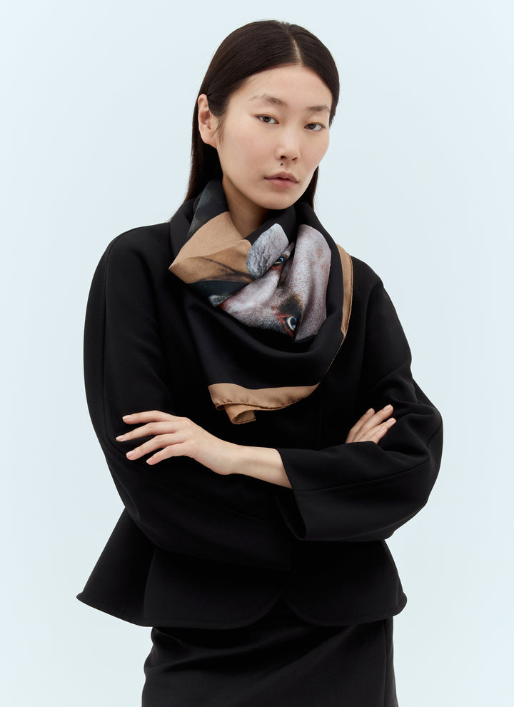Max Mara Women Printed Silk Scarf