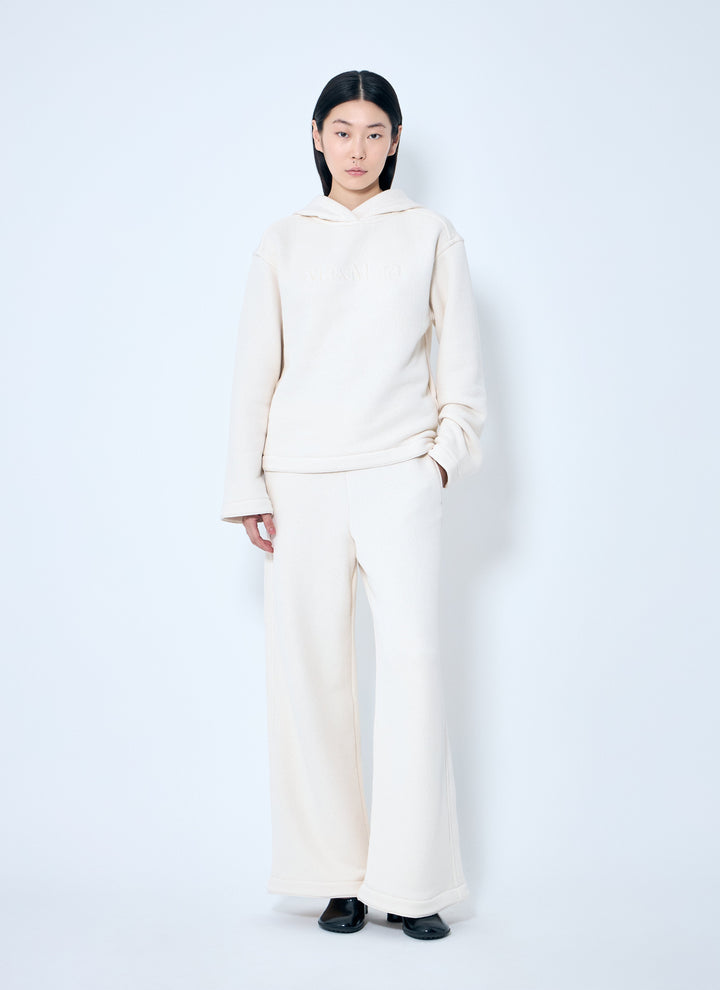 Max Mara Women Logo Embroidery Hooded Sweatshirt