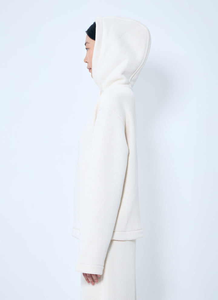 Max Mara Women Logo Embroidery Hooded Sweatshirt