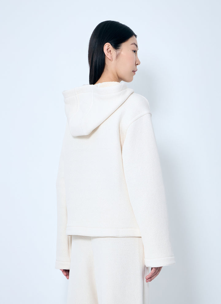 Max Mara Women Logo Embroidery Hooded Sweatshirt